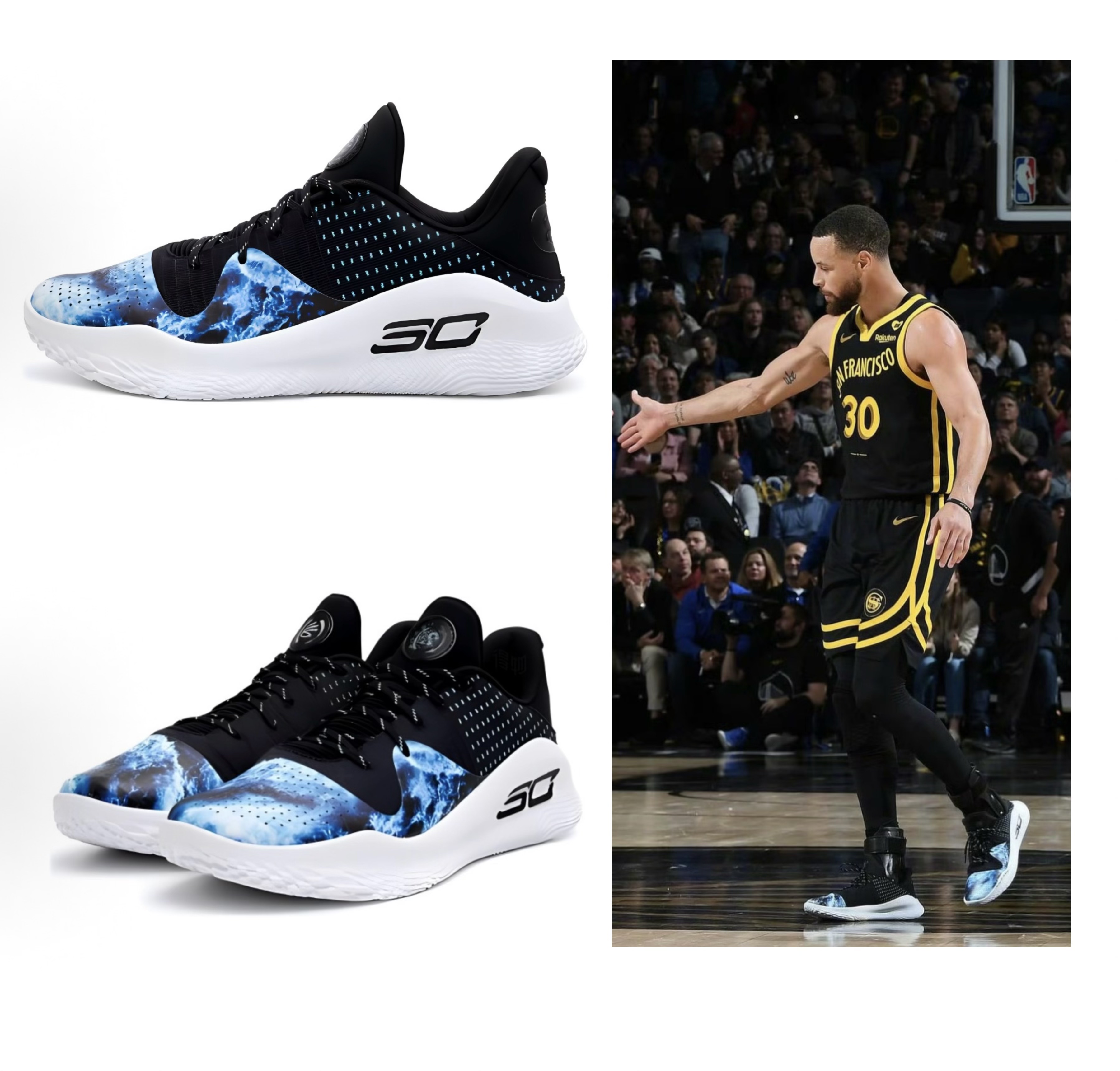 Under Armour安德玛库里李小龙 Curry 4 lowFloTro3028115-001