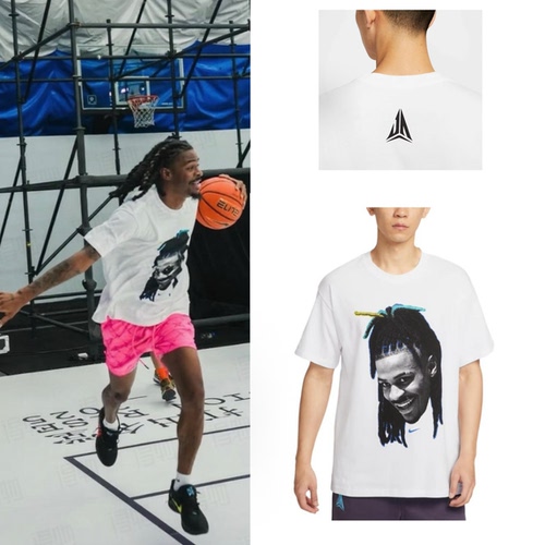 Nike 莫兰特Ja Head Loose Ja Morant短袖T恤HJ3429-100