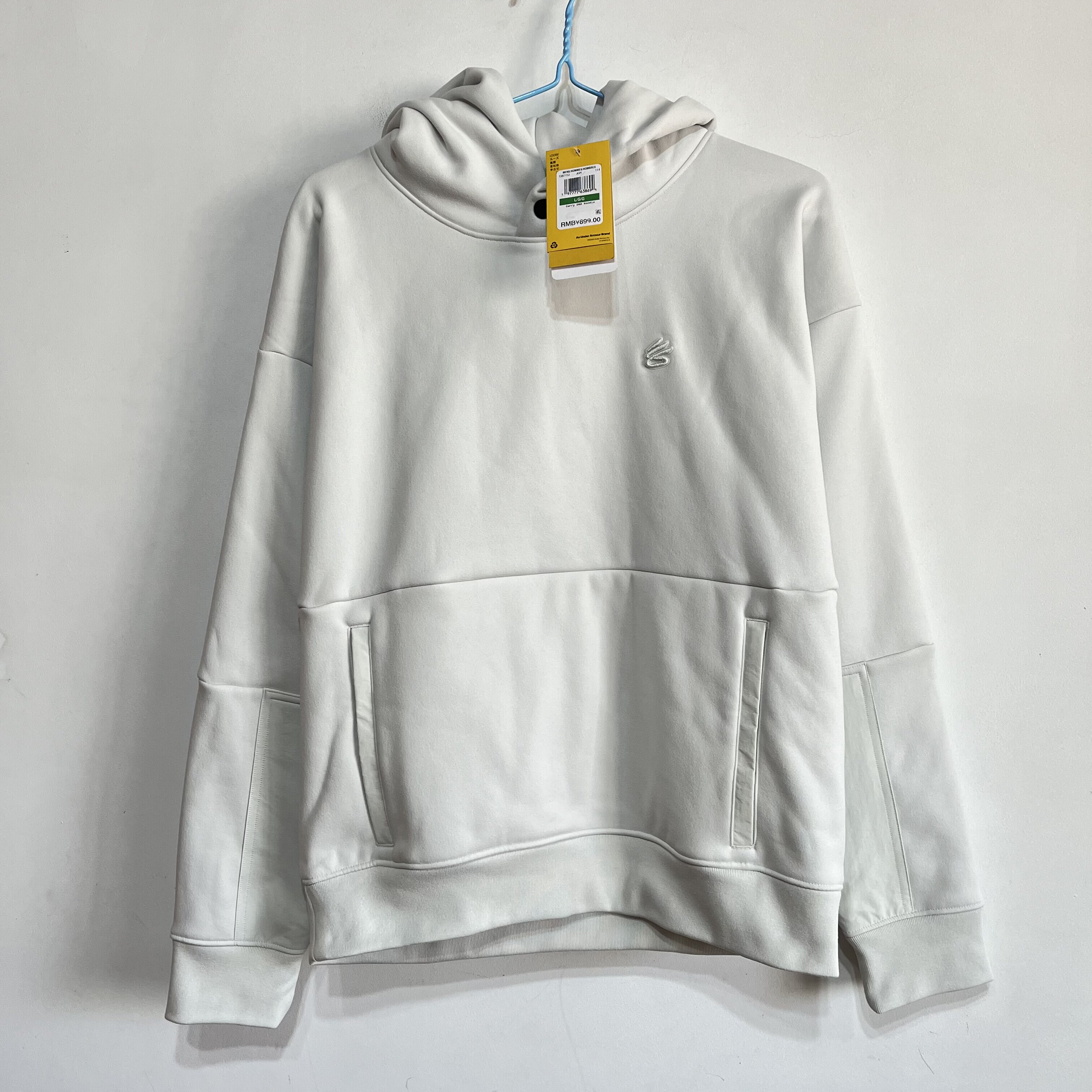 Under Armour 安德玛库里连帽套头宽松长袖加绒卫衣1387153-114