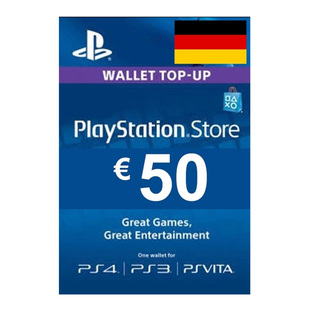 德服PSN充值卡50EUR欧元 Sony Germany PS5/PS4 Download Code