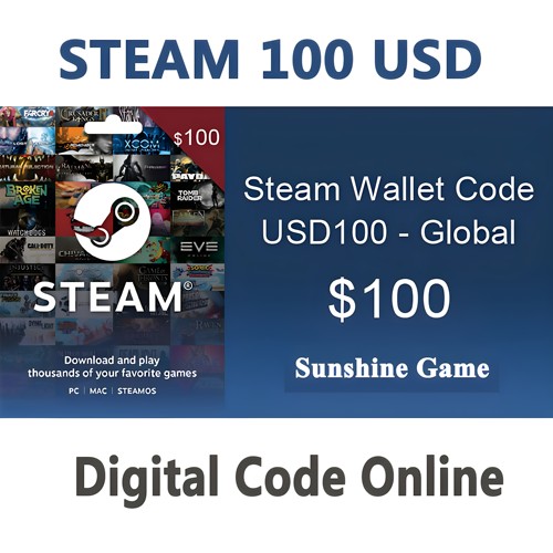 SteamCardUS$100美区蒸汽点卡