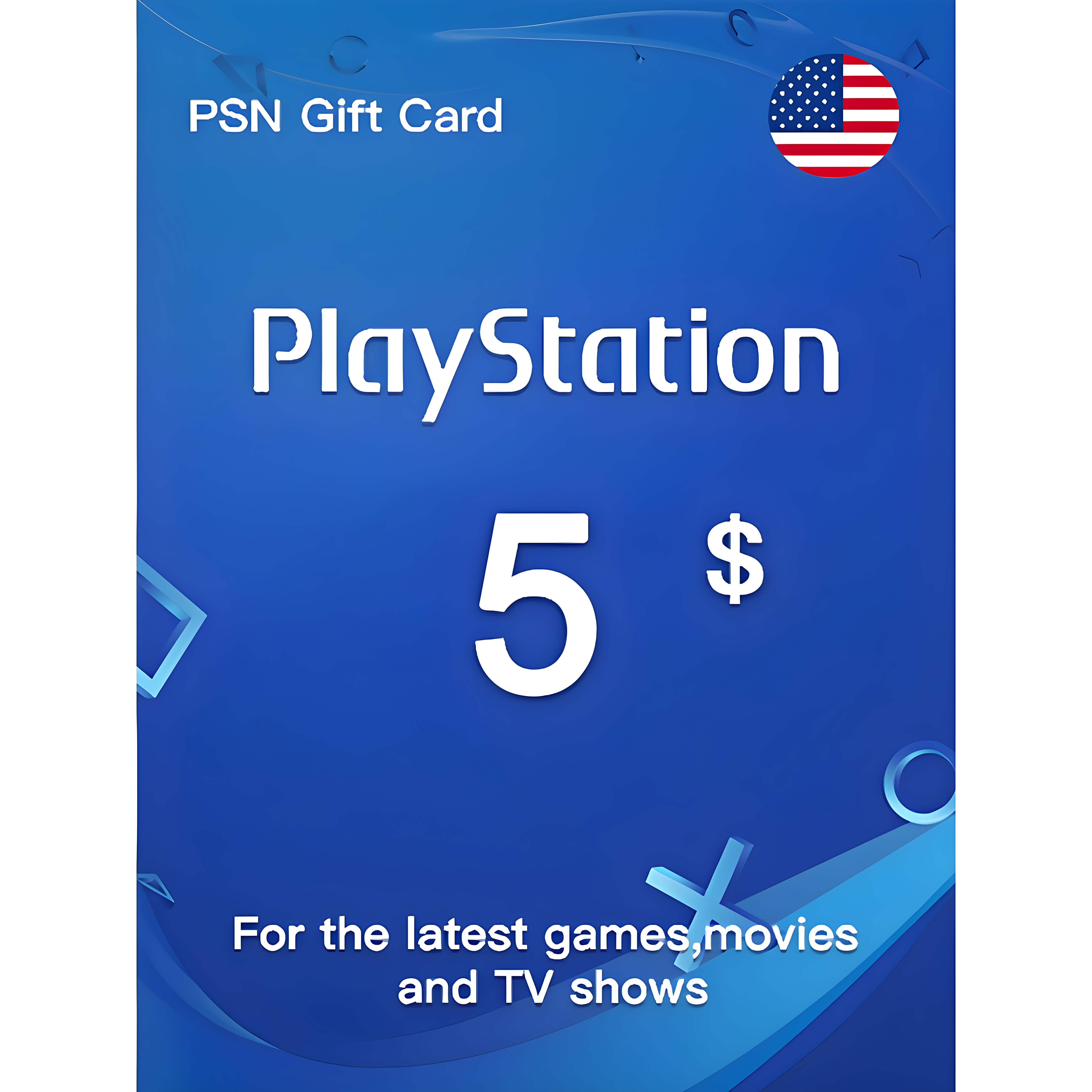 PlayStation美服PSN充值卡5美元图片