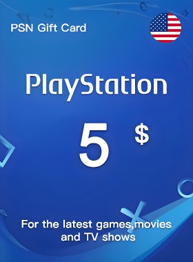 PlayStation美服PSN充值卡5美元