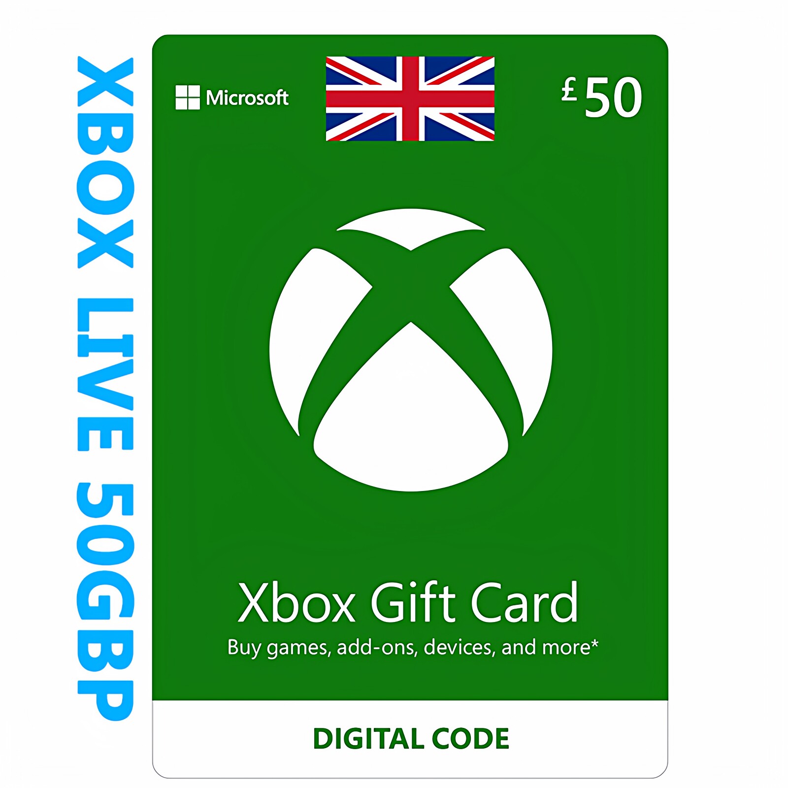 GBP50XBOXCARDUK英国充值卡