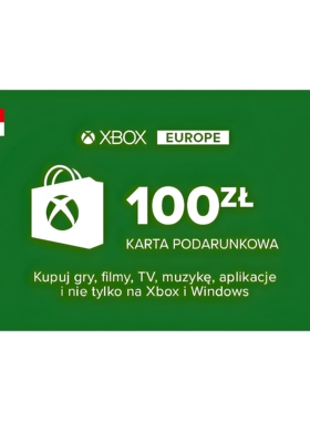 Microsoft Xbox 100 PLN Polish Zloty Poland 波兰兹罗提兑换码