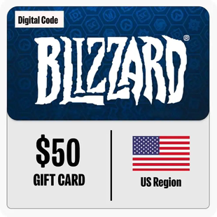 Battle.net 暗黑 US$50 炉石 魔獸 暴雪战网礼品卡 美服Blizzard