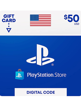 PlayStation美服充值点卡 PSN Plus 50美金 PS5 PSV US PS4 Store
