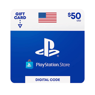50美金 PS5 PSV PlayStation美服充值点卡 PS4 Plus Store PSN