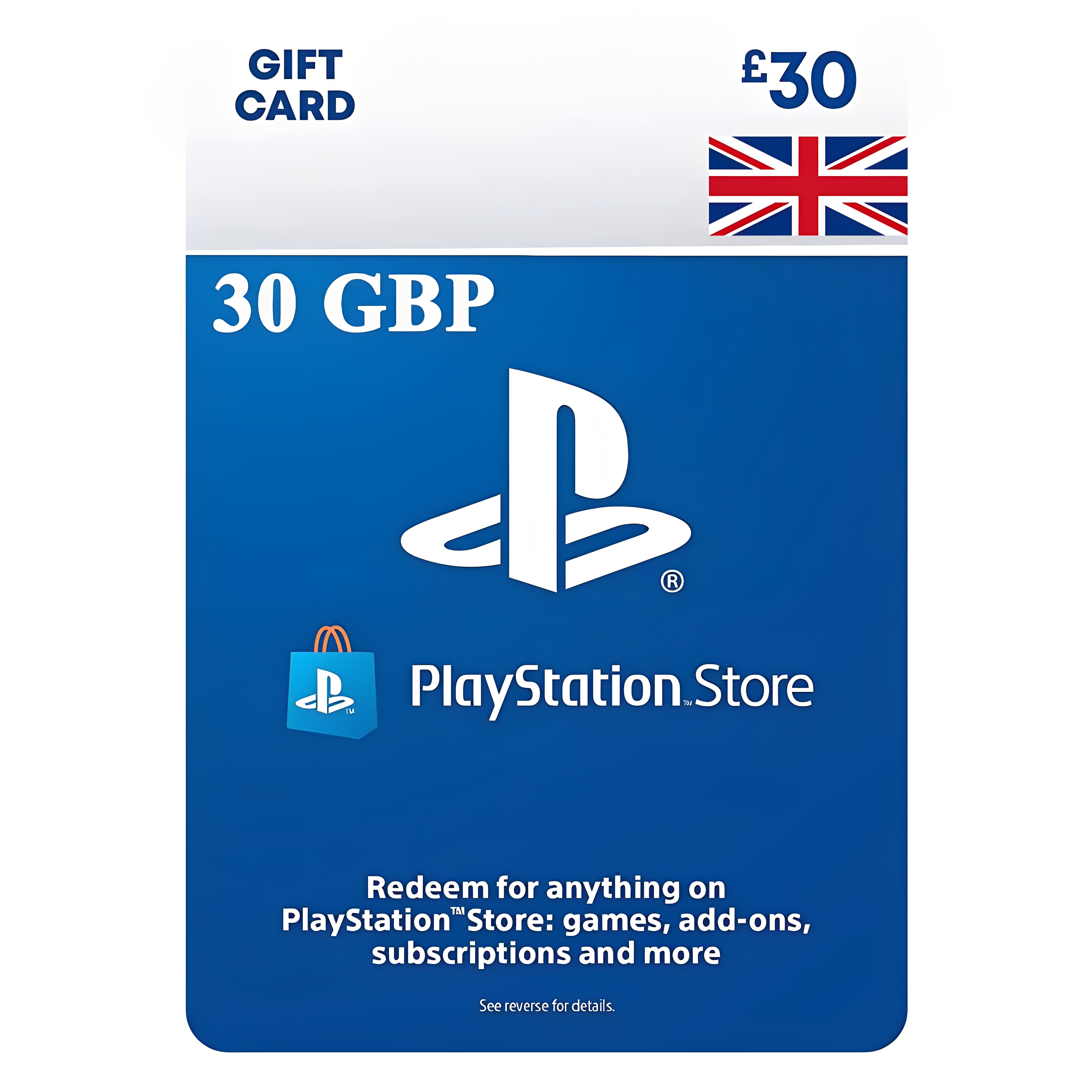 GBP30PSNCardVoucherCodeUK图片