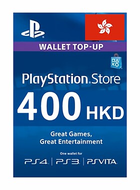 港服PSN礼品卡HKD400港币