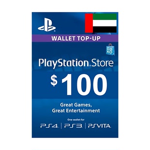 PS Store AE USD100 Gift Card UAE阿联酋PSN数字礼品卡点卡CDKey