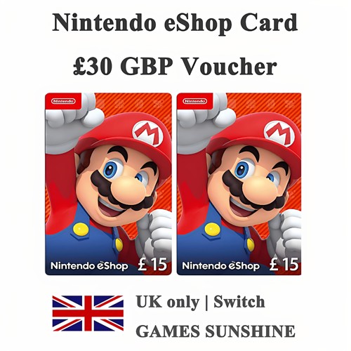 任天堂点卡GBP30eShopCardUK