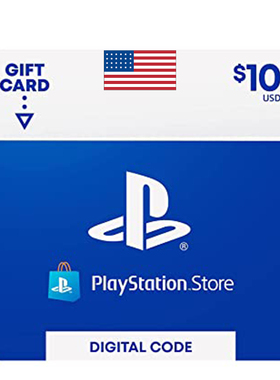 PS5 10Dollars Gift Card Sony Playstore USD 美服PSN充值卡10刀