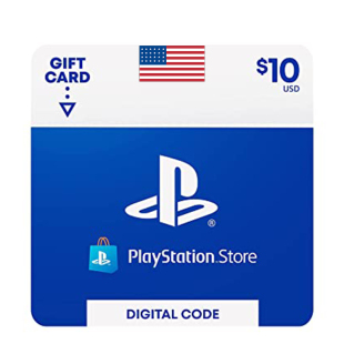 PS5 10Dollars Gift Card Sony Playstore USD 美服PSN充值卡10刀