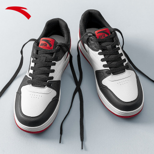 安踏2026新款板鞋男鞋厚底增高低帮透气百搭男款休闲男生运动鞋子