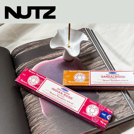 NUTZ印度赛巴巴线香NagChampa黄花香SATYA天然竹签香室内家用熏香