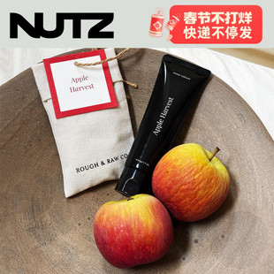 NUTZ苹果护手霜ROUGH&RAW CO荒朴香氛手霜清爽润肤留香便携小黑管