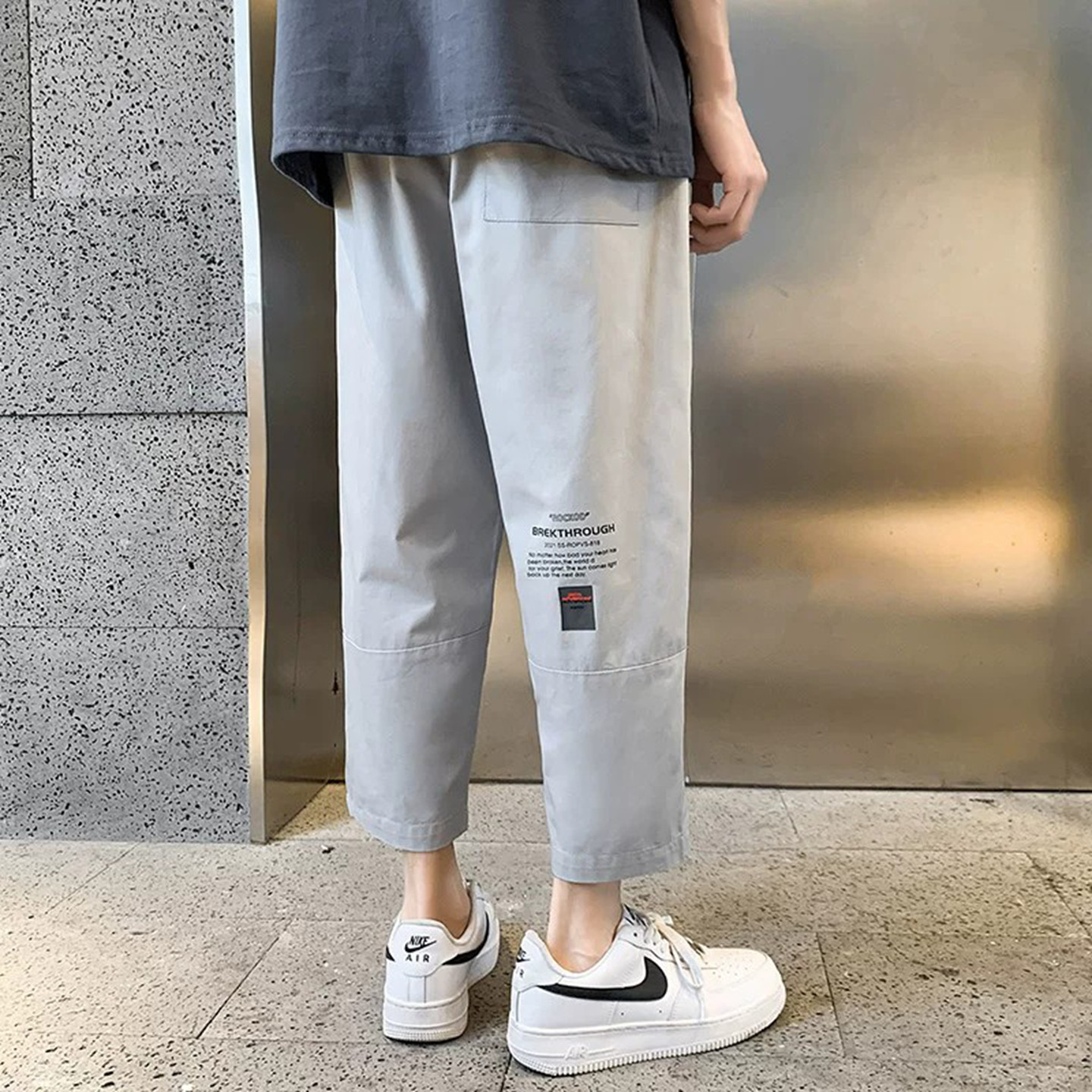 【新品】八分裤男夏季休闲九分裤图片