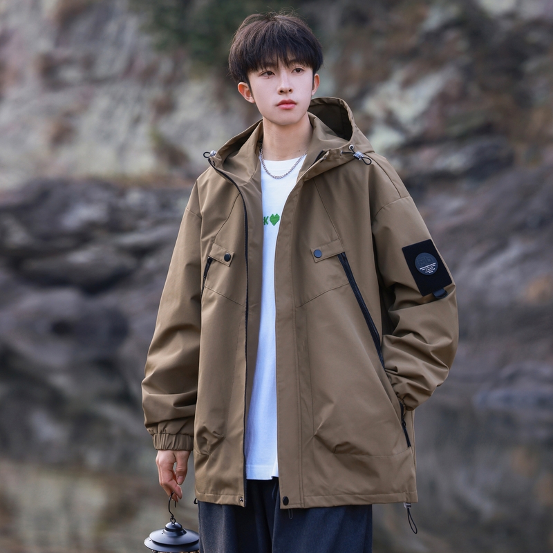 【新品】外套男春秋冲锋夹克风衣