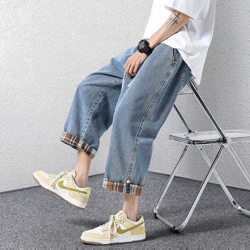 【新品】牛仔七分裤男夏季休闲裤