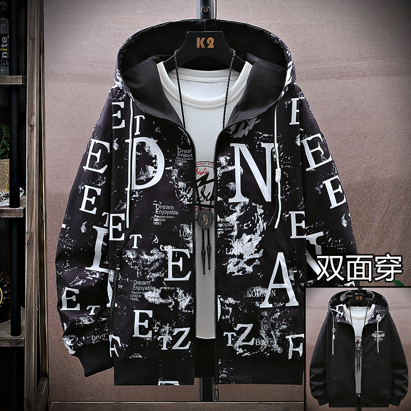 【新品】两面穿外套男春秋季夹克