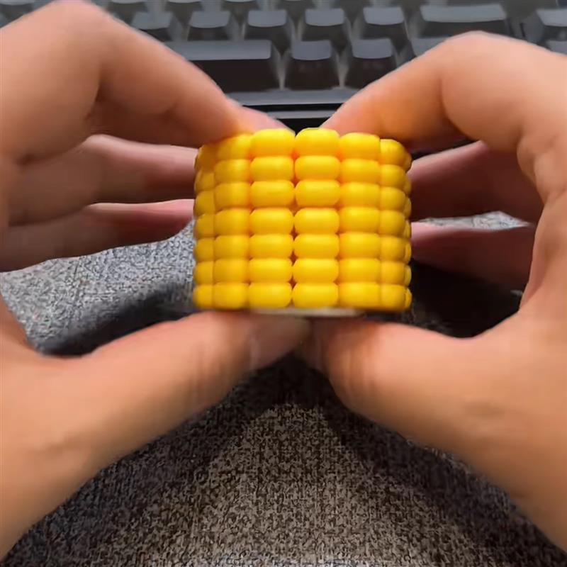 3D打印玉米拼图儿童益智玩具拼图创意新奇高难度手工玩具生日礼物