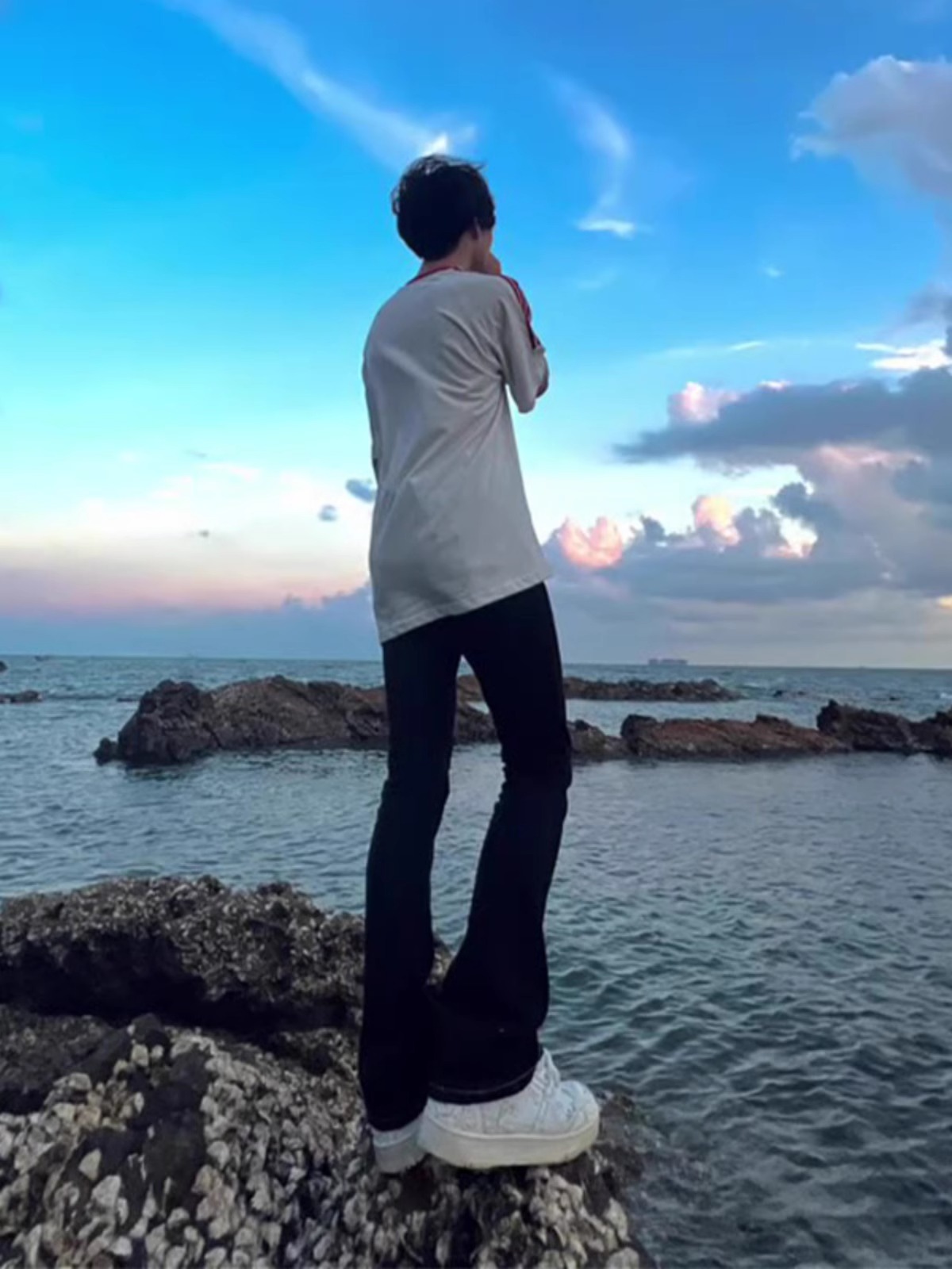 cleanfit微辣喇牛仔裤男款美式高街vibe风裤子欧美痞帅直筒微喇裤