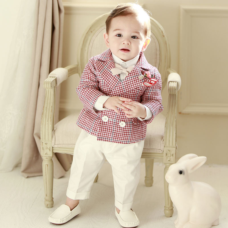 馨妍童男童礼服儿童西装演出服