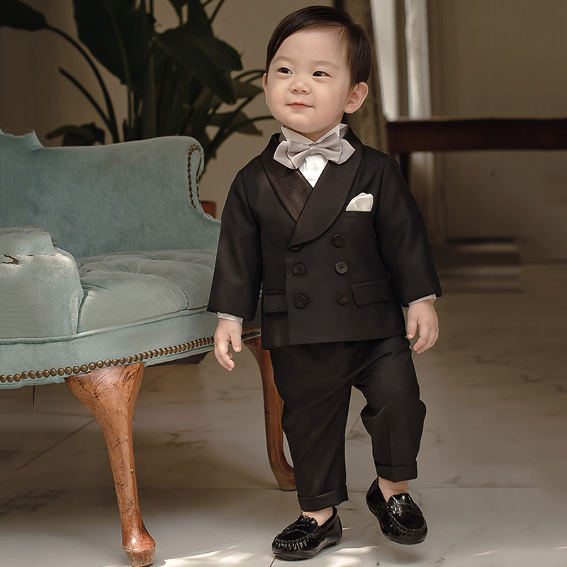 儿童西装套装男童礼服花童