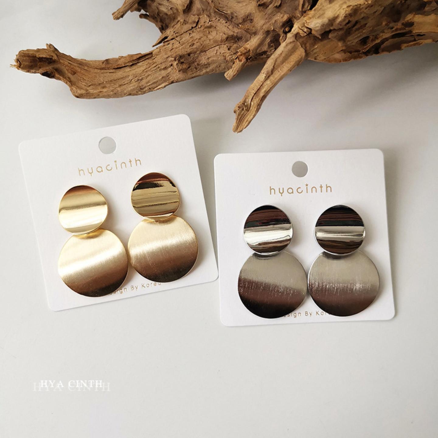 欧美时尚大气圆形耳环earrings
