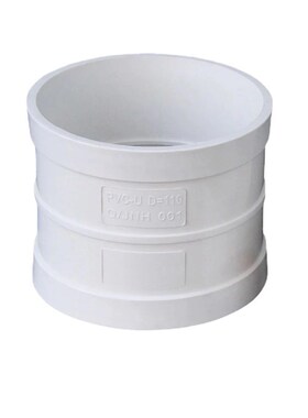 pvc管排水管直通水管下水塑料配件接头加厚白色直接件100 250 400