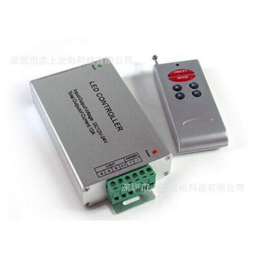 射频6键控制器LED灯带灯条RGB5050/3528控制器RF无线控制器12V24V