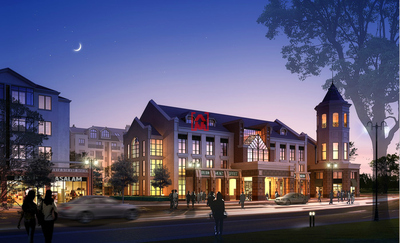 会所活动中心社区服务中心建筑设计方案立面平面总图cad施工图纸