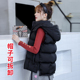 羽绒棉马甲女2025秋冬新款 洋气保暖背心学生外穿马夹连帽棉服外套