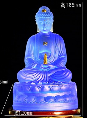 古法琉璃药师佛寺庙祠堂工艺品