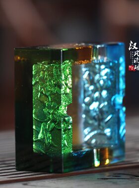 琉璃烟灰缸居家摆放商务工艺品