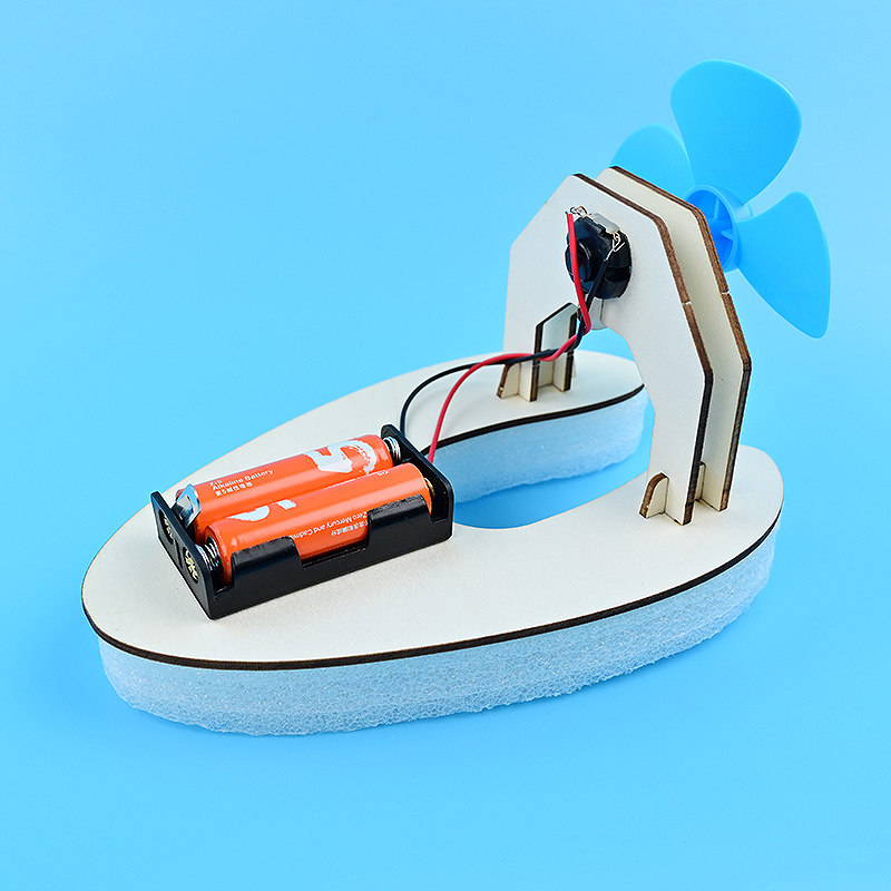 气垫船儿童手工DIY科技小制作小学创客教育STEAM课程材料包实验新