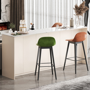 岛台餐桌一体吧台餐边柜一体沙发后背靠山柜横厅隔断柜长条桌定制