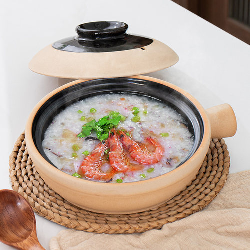 陶瓷锅商用陶土平底锅煎锅耐高温