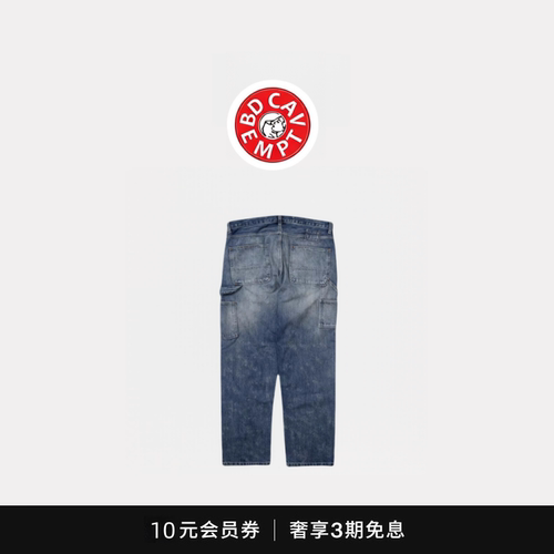 [5折现货]BD CAVEMPT日本水洗铁道牛裤工装风格男休闲牛仔裤伐木