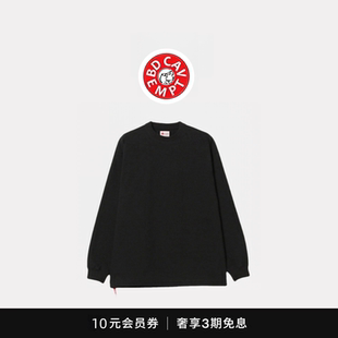 LOOSE CAVEMPT LS日产重磅宽松红绳纯棉圆领打底长袖 5折现货