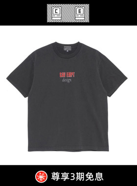 【5折现货】时髦搭配需求不断~ CAV EMPT绝迹款字母刺绣水洗短袖