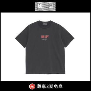 【5折现货】时髦搭配需求不断~ CAV EMPT绝迹款字母刺绣水洗短袖