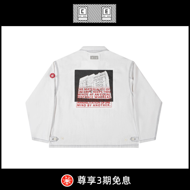 【5折现货】不挑身型！高品质单品~CAVEMPT 贴布复古休闲衬衫外套