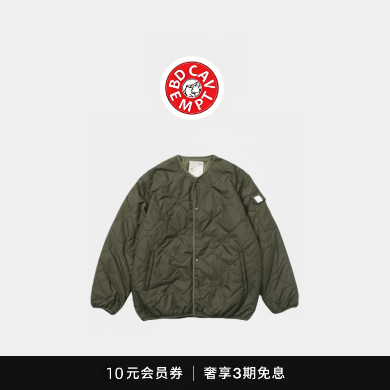 [5折现货]BD CAVEMPT余文乐同款冬保暖内胆夹克刺绣绗缝棉服外套