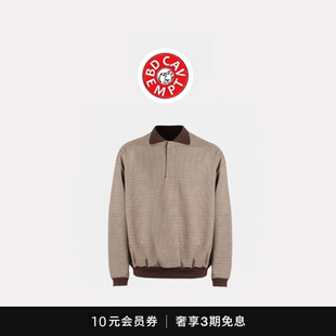 长袖 cavempt「千鸟格」polo衫 慵懒高级感翻领复古t恤 5折现货