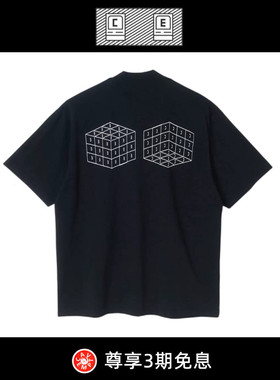 【5折现货】CAVEMPT C.E CAV EMPT小高领魔方男女宽松情侣装潮