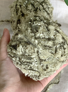 暮色｜特色手混线122圣诞6-7mm钩针棒针毛线手工编织钩织diy围巾