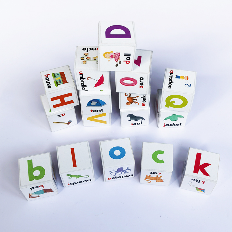英文积木单词玩具英语自然拼读