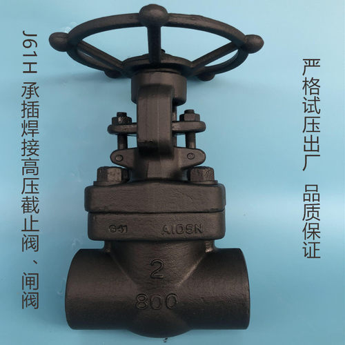 A105锻钢承插焊闸阀Z61H/Y-800Lb/PN64-140焊接高压高温热油蒸汽